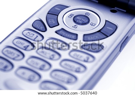 Keypad on mobile phone