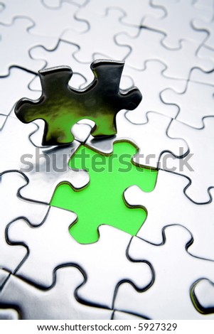 Final piece of jigsaw puzzle