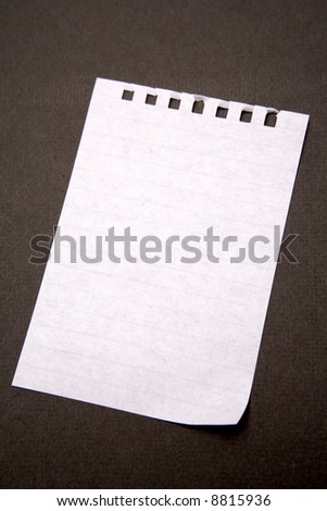 Piece of paper