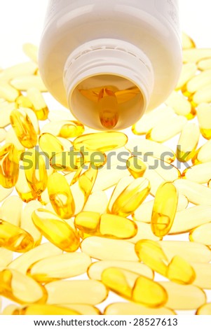 Omega 3 fish oil capsules