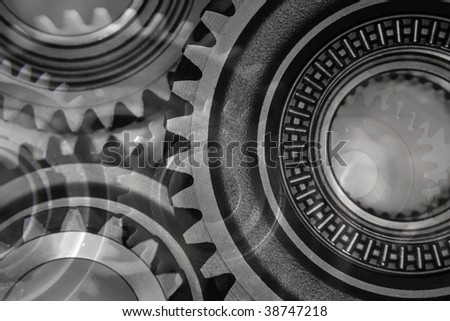 Montage of various steel gears