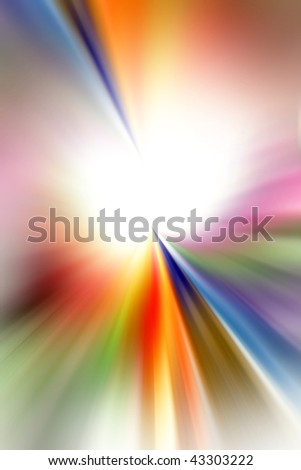 Abstract colorful light streaks background