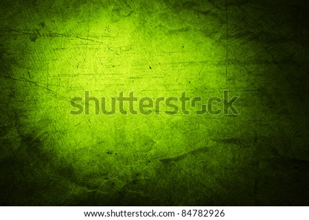 Closeup of rough green textured background. Copy space