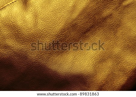 Close-up of brown tone leather surface