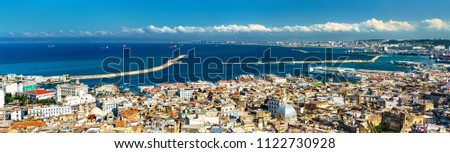Panorama of the city centre of Algiers, the capital of Algeria