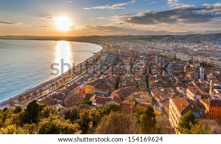 View Of Nice City - Cote D\'Azur - France