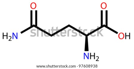 glutamine structural formula