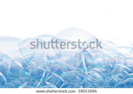 soap bubbles