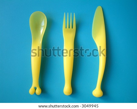 Childrens Plastic Cutlery