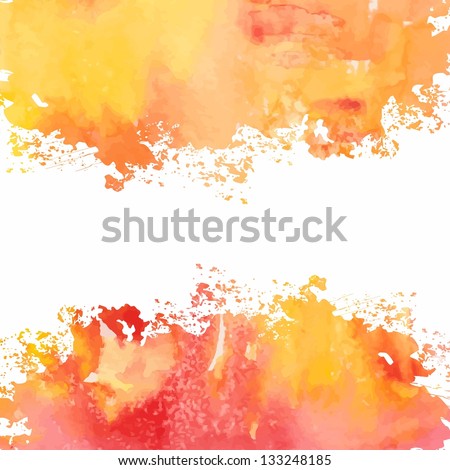 Vector Watercolor Background. - 133248185 : Shutterstock