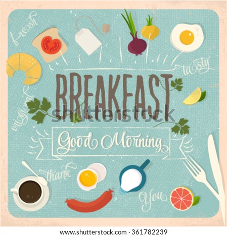 Breakfast design set