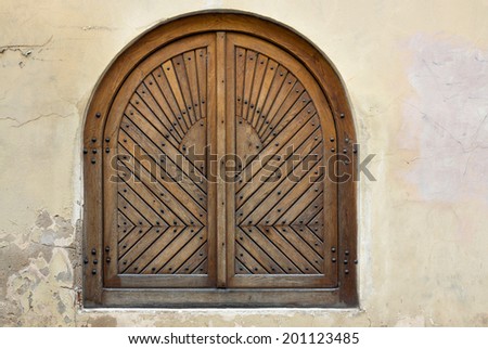 entrance gate - old door