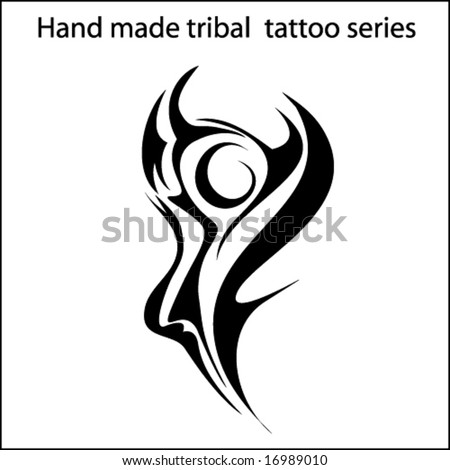 tribal hand tattoos. Hand made tribal tattoo