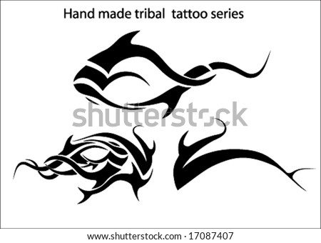 stock vector Handmade tribal tattoo