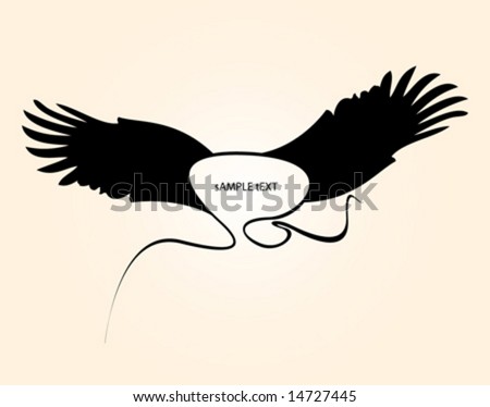 Eagle Wings Logo on Eagle Wing Frame Stock Vector 14727445   Shutterstock