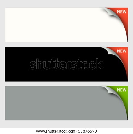 Banner Design on New Banner Design Stock Vector 53876590   Shutterstock