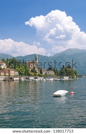 the idyllic Village of Tremezzo at Lake Como in italian Lake District,Italy
