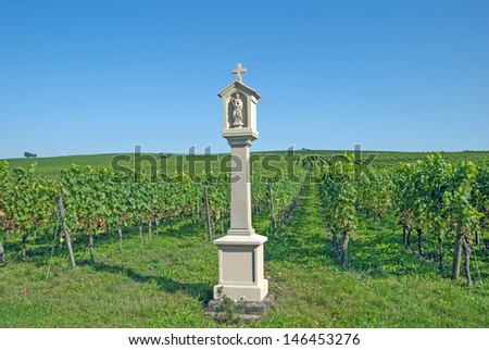 in franconian Wine Country near Volkach,Bavaria,Germany