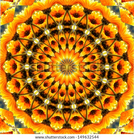 Kaleidoscope design/Kaleidoscope Flower design