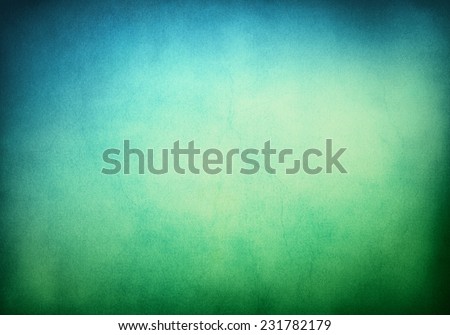 A textured grunge background with a green to blue gradient.  Image displays significant paper grain and texture when viewed at 100 percent.