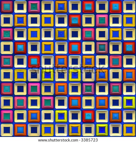 Colorful tiles - for seamless tiled background