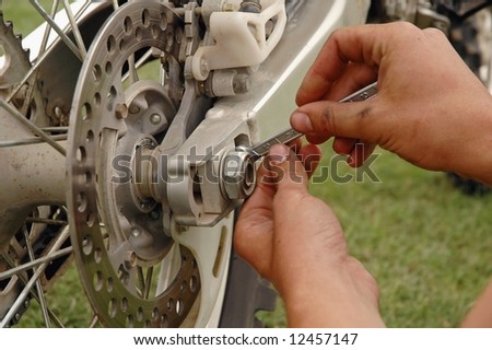 Repair of motor-cycle