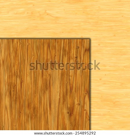 wooden banner