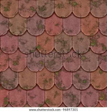 red roof background