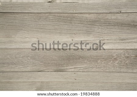Old grey boards with nails