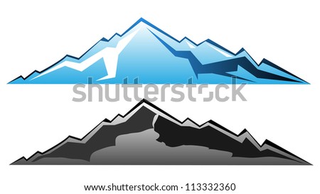 Mountain Vector. - 113332360 : Shutterstock