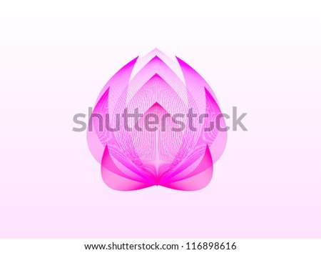 Vector Lotus Flower Symbol - 116898616 : Shutterstock