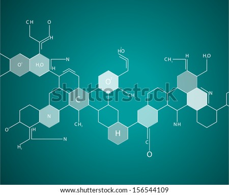 Chemistry Science Formula On Book Vector