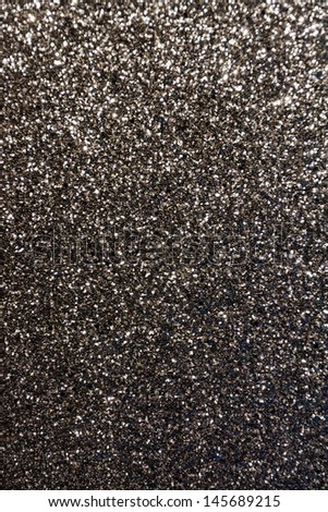 Black silver diamond dust sand texture and pattern, can be use as background