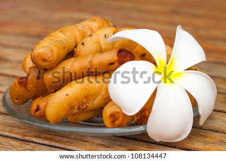 fried banana traditional food from south east asia
