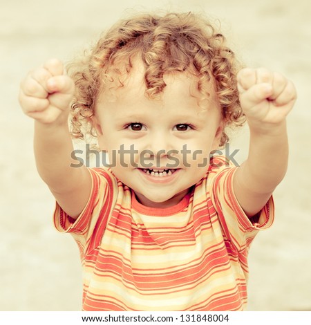 Portrait Of A Happy Child
