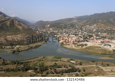 Mtskheta is one of the oldest cities of the country of Georgia