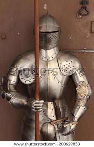 The armor in an antique shop, Czech republic