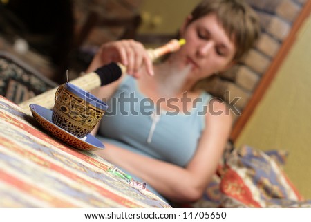 Girl With Hookah
