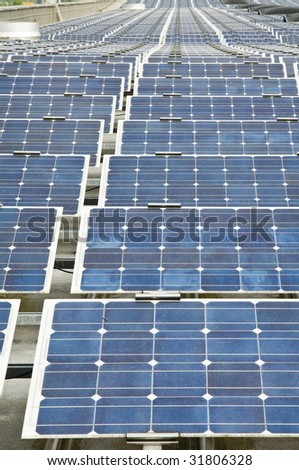 roof with solar installation