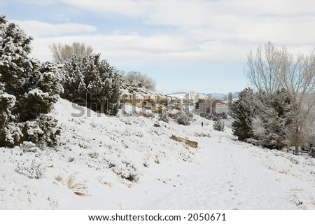 Winter walk in the Ridges, Grand Junction, Colorado