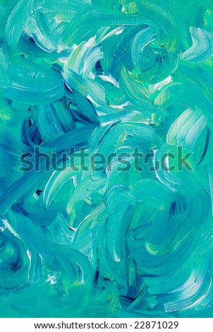 Turquoise fine art background painted by the photographer
