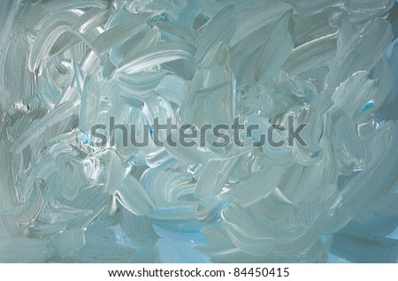 Teal and Cool Gray Abstract Acrylic Painted Background