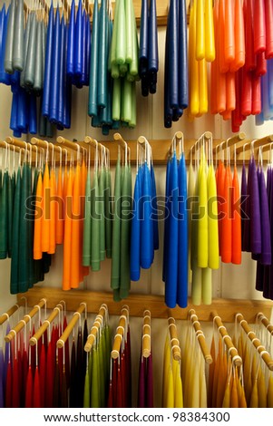 Colorful Candles For Sale