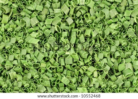 Dried Chives - background. Background - Ingredient Freeze Dried Chives ideal for prints over packing or advertisement materials.