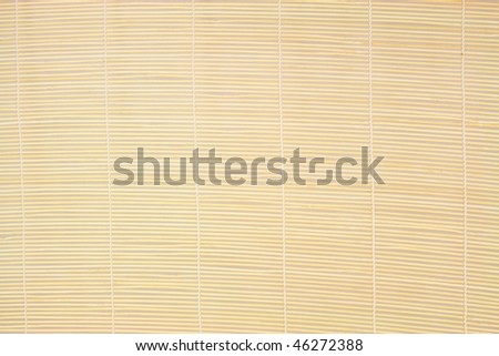 Picture of manufactured from tied with jute matchsticks bamboo. Useful for background.
