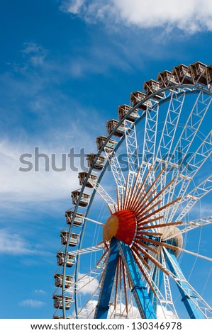 Big wheel - giant wheel - Oktoberfest - Munich beer festival - Wiesn