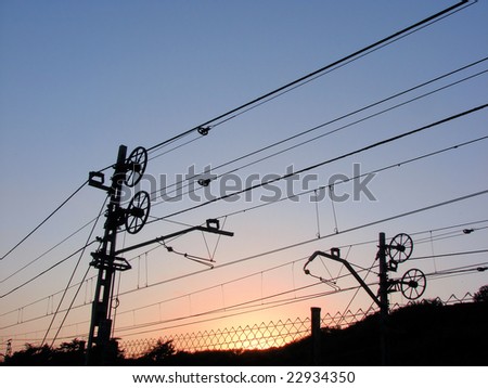 electric wires and cable for a train