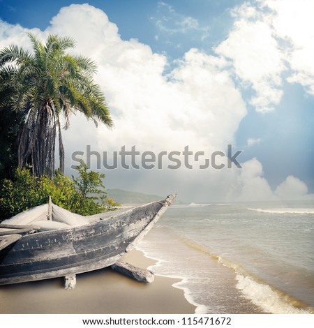 Vintage Beach Background Stock Photo 115471672 : Shutterstock