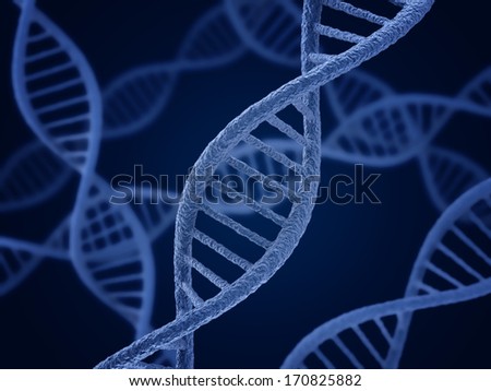 DNA molecule Biology science and medical technology concept DNA molecule Biology science and medical technology concept