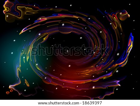 space science water droplet background texture